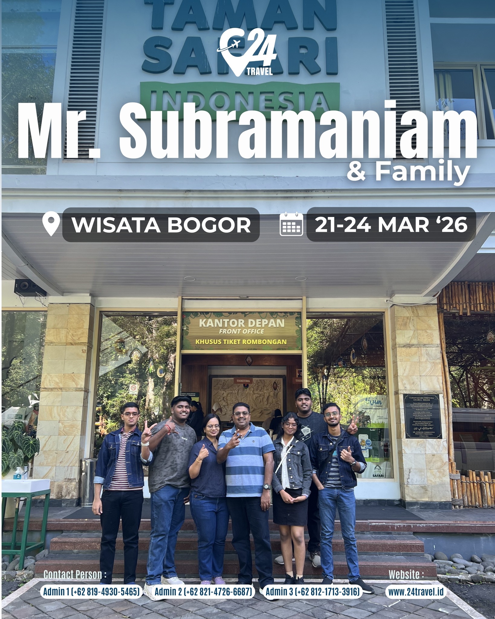 Liburan adalah waktu terbaik untuk menikmati kebersamaan tanpa distraksi.
Bogor menawarkan suasana sejuk dan tenang untuk quality time bersama keluarga.
Yuk, jadwalkan perjalanan santai yang bikin hati lebih ringan dan hubungan makin dekat.Info promo & konsultasi klik link bio 👉 @24travel.id#24travel #semuabisaliburan #paketwisatabogor #tripbogor