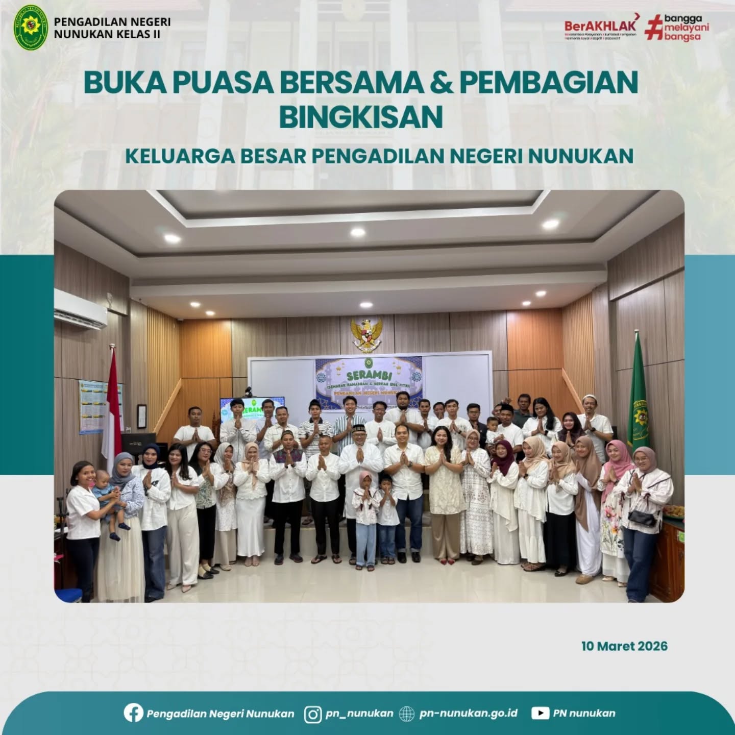 Selasa, 10 Maret 2026 ‎ ‎Menjelang penghujung bula…