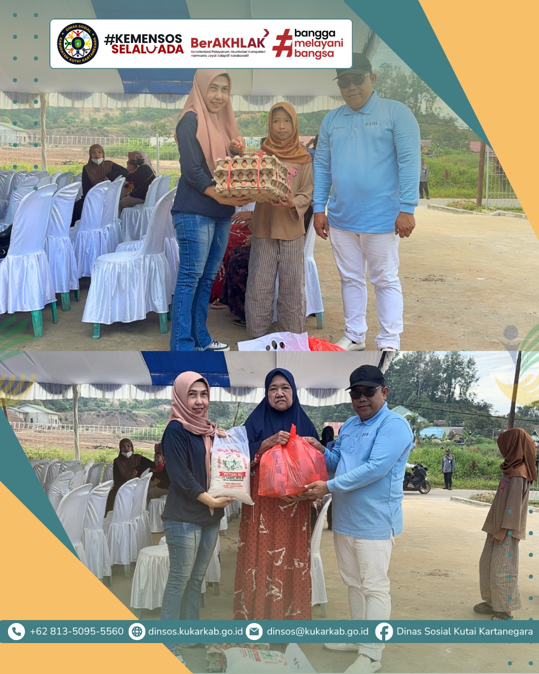 SANGA-SANGA, 14 Mei 2026 – Pemerintah Kabupaten Kutai Kartanegara (Kukar) terus memperkuat komitmennya dalam meningkatkan pemenuhan gizi dan pelayanan sosial bagi masyarakat. Pada Kamis (14/5/2026), Bupati Kutai Kartanegara, dr. Aulia Rahman Basri, meresmikan Dapur Makan Bergizi Gratis (MBG) Satuan Pelayanan Pemenuhan Gizi (SPPG) Bintang Kaltim Sangasanga yang berlokasi di Jalan Corong, Kecamatan Sanga-Sanga.
.
.
.
.
.
Selengkapnya di : https://dinsos.kukarkab.go.id/index.php/2026/05/15/bupati-kukar-resmikan-dapur-makan-bergizi-gratis-dan-salurkan-bantuan-permakanan-di-sanga-sanga/