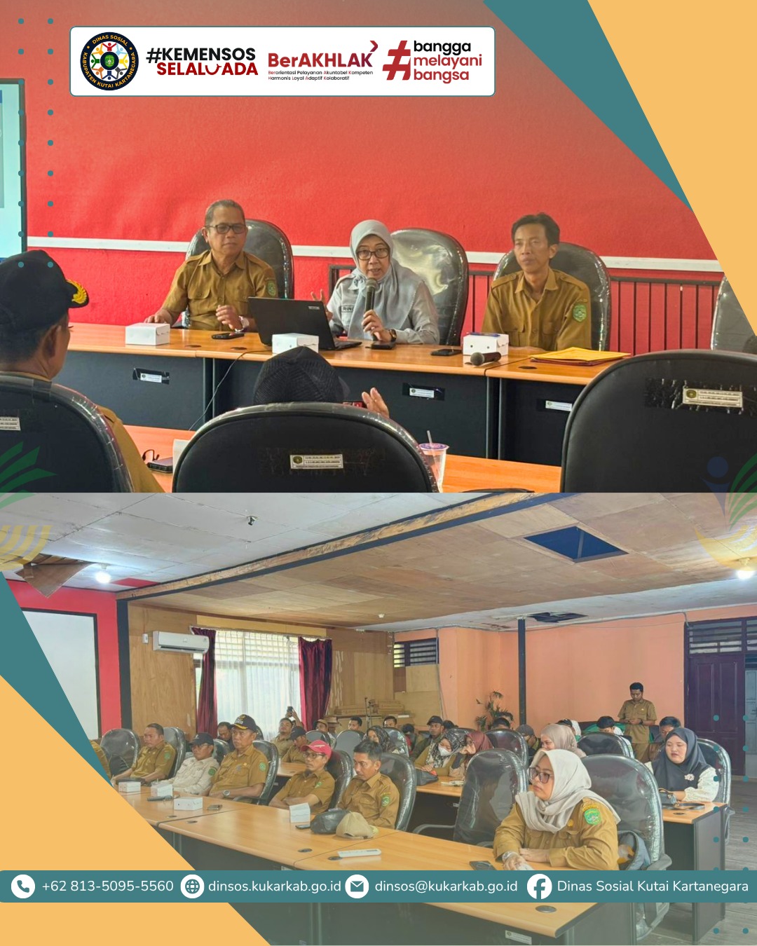 MUARA MUNTAI, 26 Mei 2026 β Dinas Sosial Kabupaten Kutai Kartanegara terus menunjukkan komitmennya dalam memeratakan perlindungan sosial hingga ke wilayah hulu kabupaten. Kali ini, perhatian serius diarahkan ke Kecamatan Muara Muntai, menyusul adanya penonaktifan 1.215 jiwa kepesertaan Penerima Bantuan Iuran Jaminan Kesehatan (PBI-JK) oleh pemerintah pusat.
.
.
.
.
.
Selengkapnya di : https://dinsos.kukarkab.go.id/index.php/2026/05/27/dinsos-kukar-jangkau-wilayah-hulu-1-215-jiwa-di-muara-muntai-jadi-sasaran-validasi-pbi-jk/