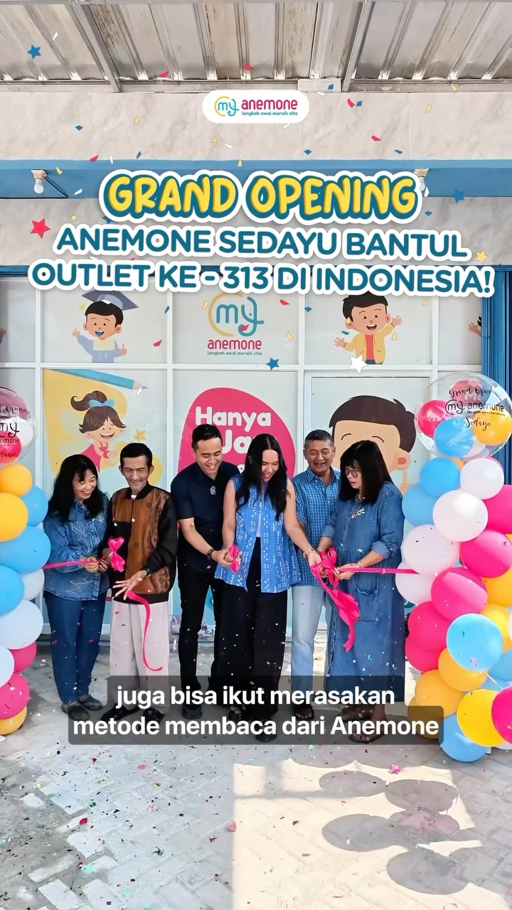 Akhirnya, Anemone resmi hadir di Sedayu Bantul sebagai cabang ke-313! 🎉
Seka...